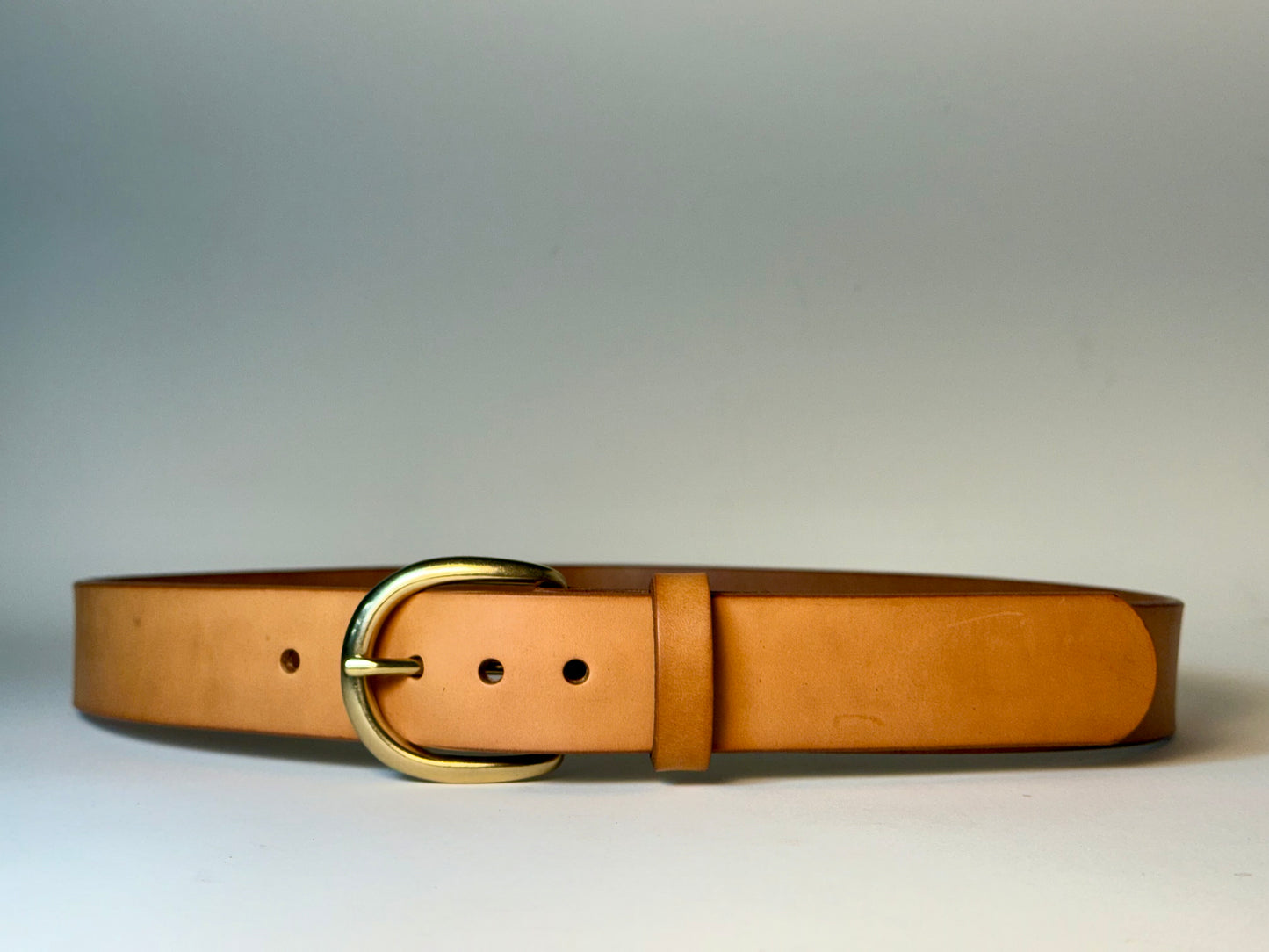 The Classic Wide Leather Belt | Natural