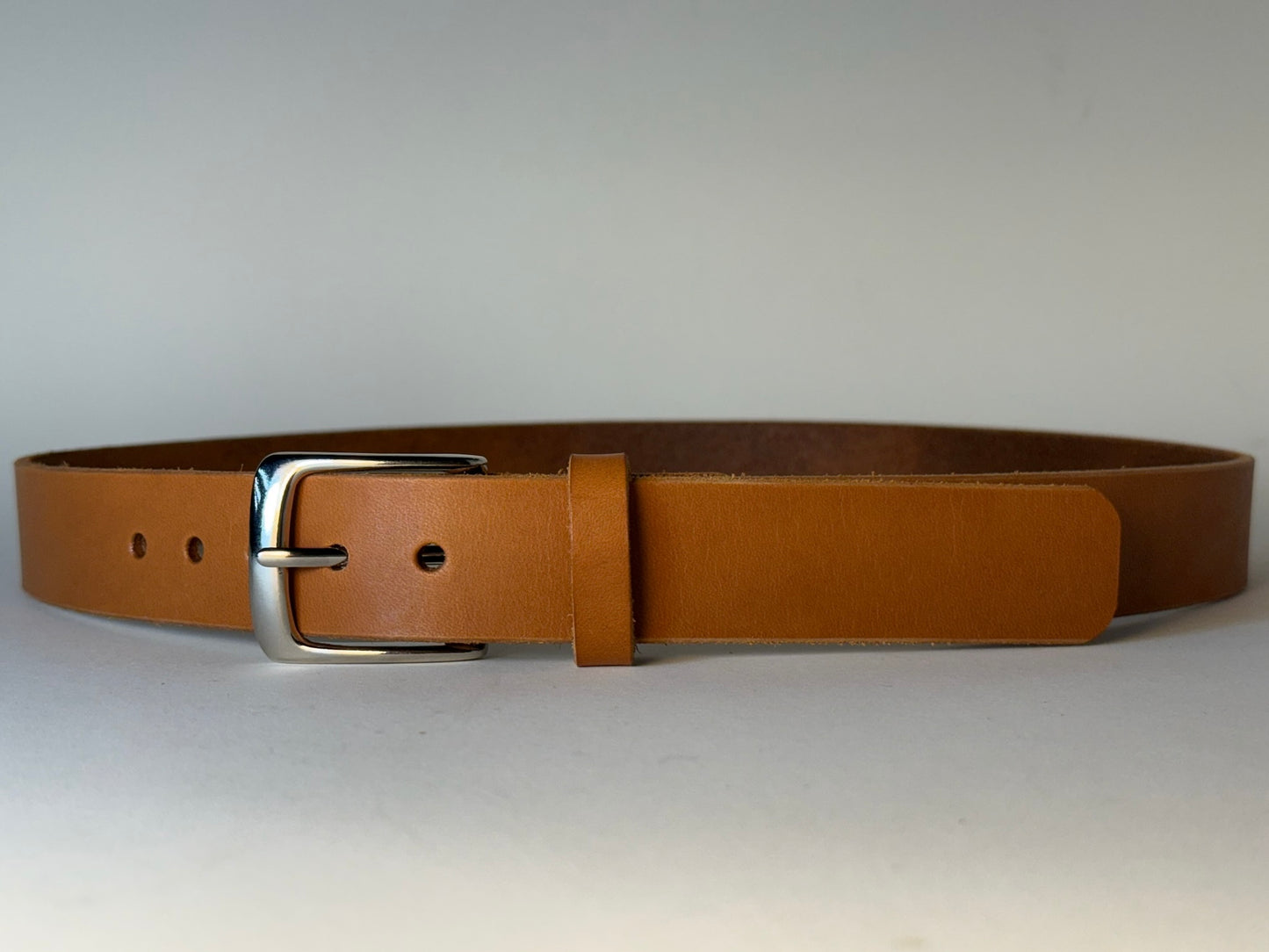 The Classic Wide Leather Belt | Saddle Tan