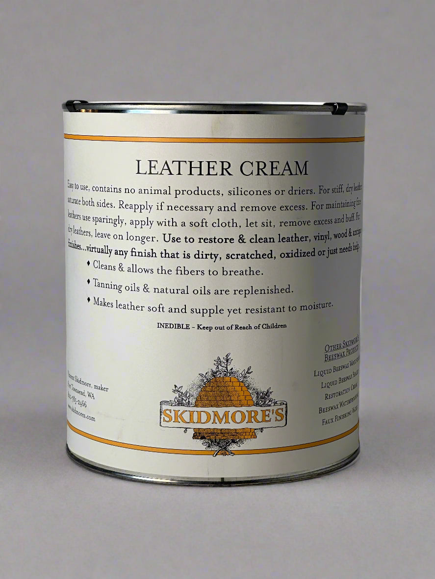 Gallon of Skidmore's Leather Cream