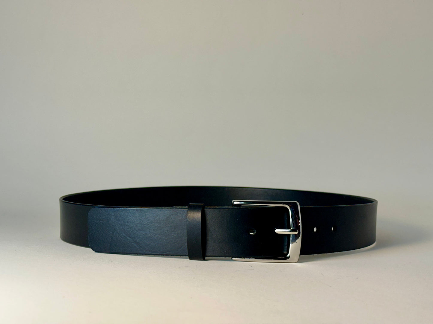 The Classic Wide Leather Belt | Black